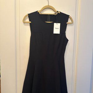 Theory Modern Tea Dress K (Size 4) Black - BRAND NEW WITH TAGS